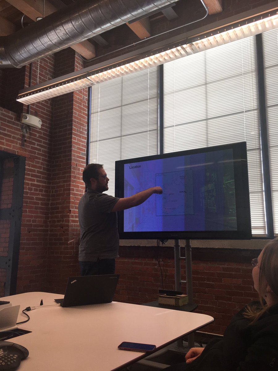 BarkleyREI's tweet photo. Learning about #Dublin from @TKepes. 5 slides and 4 minutes. #presentationchallenge https://t.co/rwrDBXsvE0
