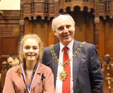 WCA6thForm's tweet photo. Our WCSF team were excellent, with Molly winning best speaker for the team. Thank you @coventrycc! #debate #interject #councilhouse https://t.co/dCOSPiUdMN