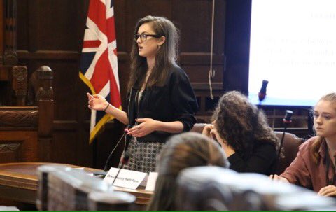 WCA6thForm's tweet photo. Our WCSF team were excellent, with Molly winning best speaker for the team. Thank you @coventrycc! #debate #interject #councilhouse https://t.co/dCOSPiUdMN