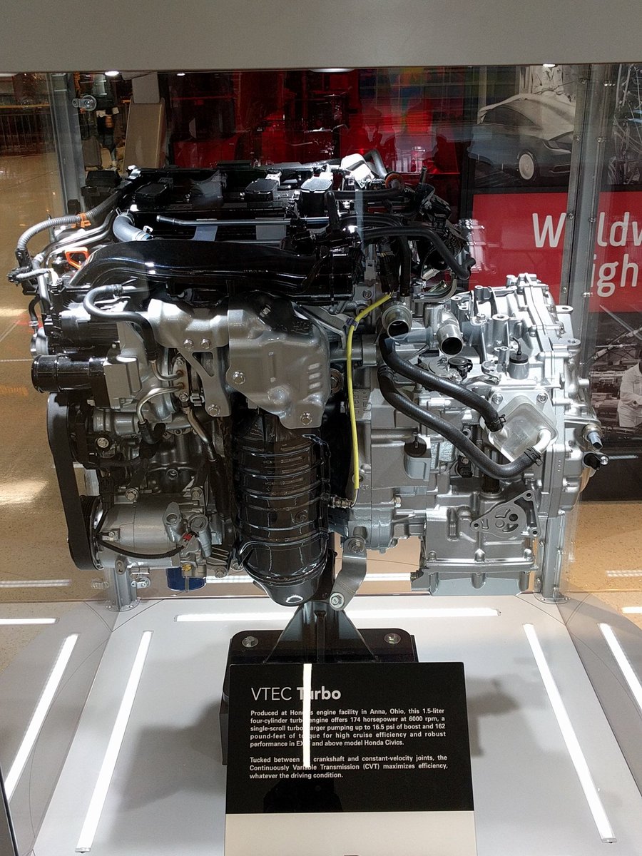 shotbybono's tweet photo. Honda VTEC turbo engine #airportdisplay #honda @Honda https://t.co/08dEH9TP7E