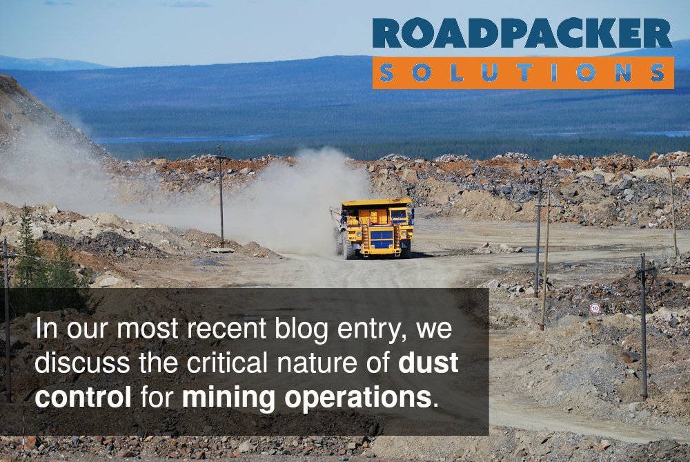 RoadPackerPlus's tweet image. Why Dust Control for Mining Operations is of Critical Importance: bit.ly/2ee1dAR #DustControl #MiningOperations #RoadBond