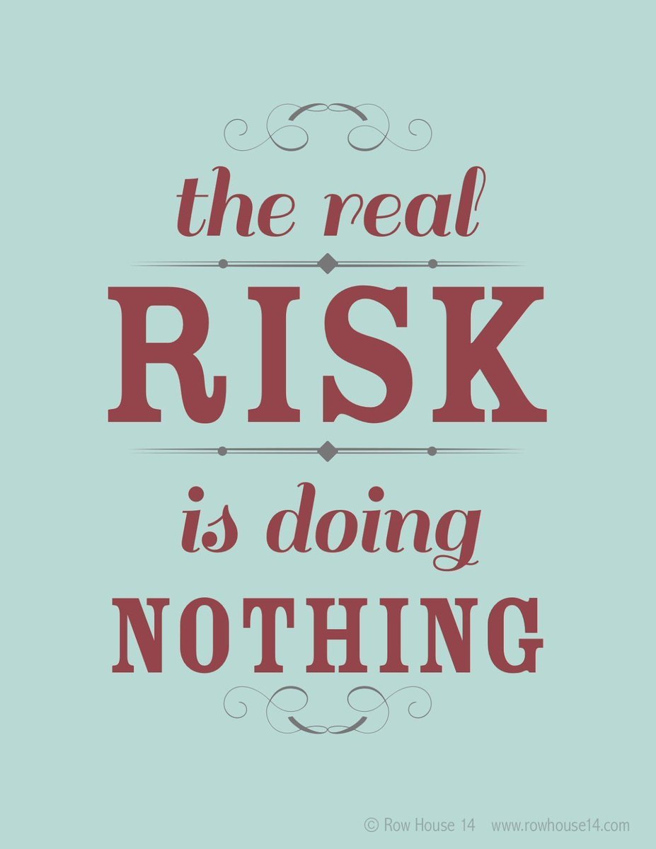 ints435Novack's tweet photo. #riskofinaction Never settle, keep striving for what you really want out of life! #INTS435 https://t.co/EMIFbd9Ehx