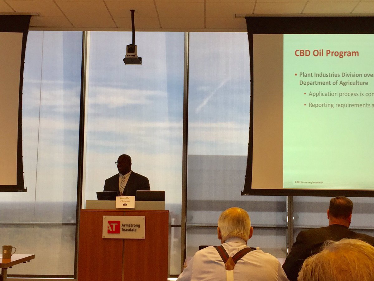 AT_Law's tweet photo. Darryl Chatman speaks to his experience &amp; shares tips on working with state regulators through the med marijuana application process #ATCLE https://t.co/TdszmOM2yL