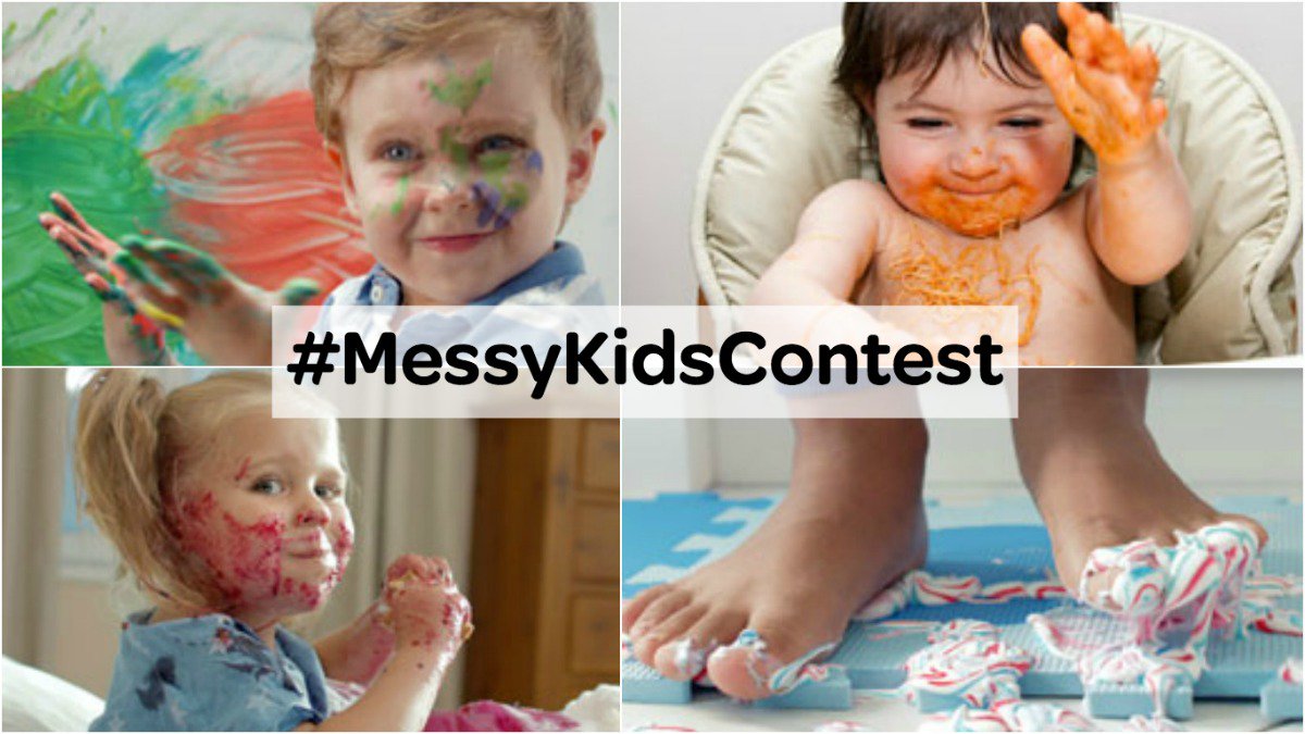 Crayola's tweet image. Enter a photo of your kid's messy moment on Instagram for a chance to win! #MessyKidsContest bit.ly/2e0lYBx