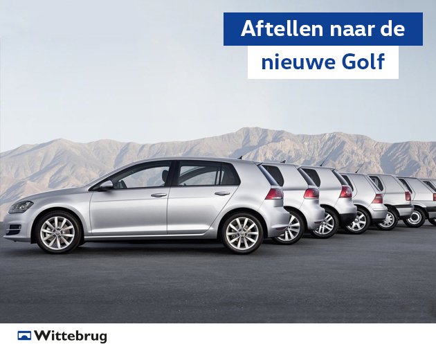 VW_Wittebrug's tweet photo. Begin november introduceert Volkswagen de vernieuwde Golf. Wat hopen jullie aan veranderen te zien aan de nieuwe Volkswagen Golf? https://t.co/JqZCmjYbtk