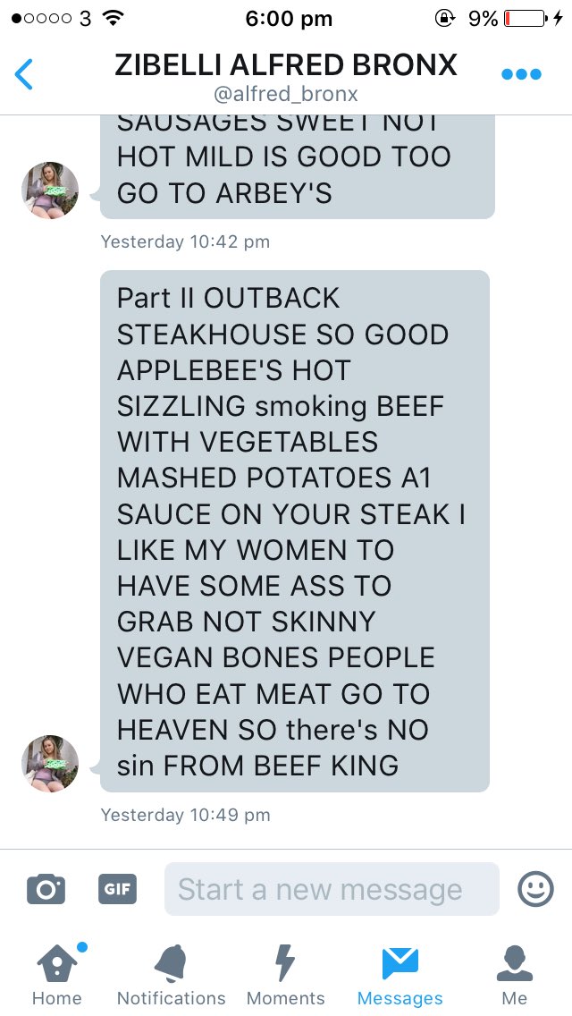 wow I'm TOTALLY no longer vegan now thanks for this message🙂🙃🙂🙃 @alfred_bronx