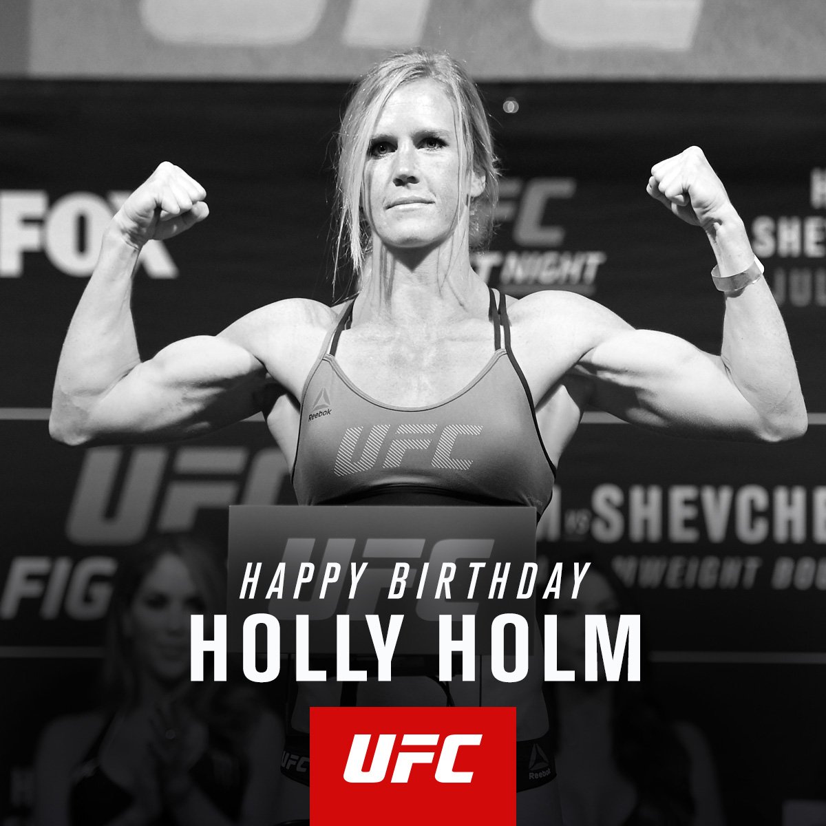 ufc's tweet photo. Happy Birthday to 'The Preacher's Daughter' @HollyHolm! https://t.co/AAVTWqzBpB