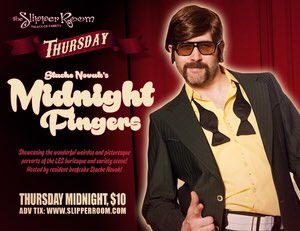 FemAppeal's tweet photo. Thursday, October 20 #MidnightFingers w #StacheNovak @slipperroom 11:55pm #Burlesque #Variety #LES #nightlife https://t.co/fyQuE4jYQ7
