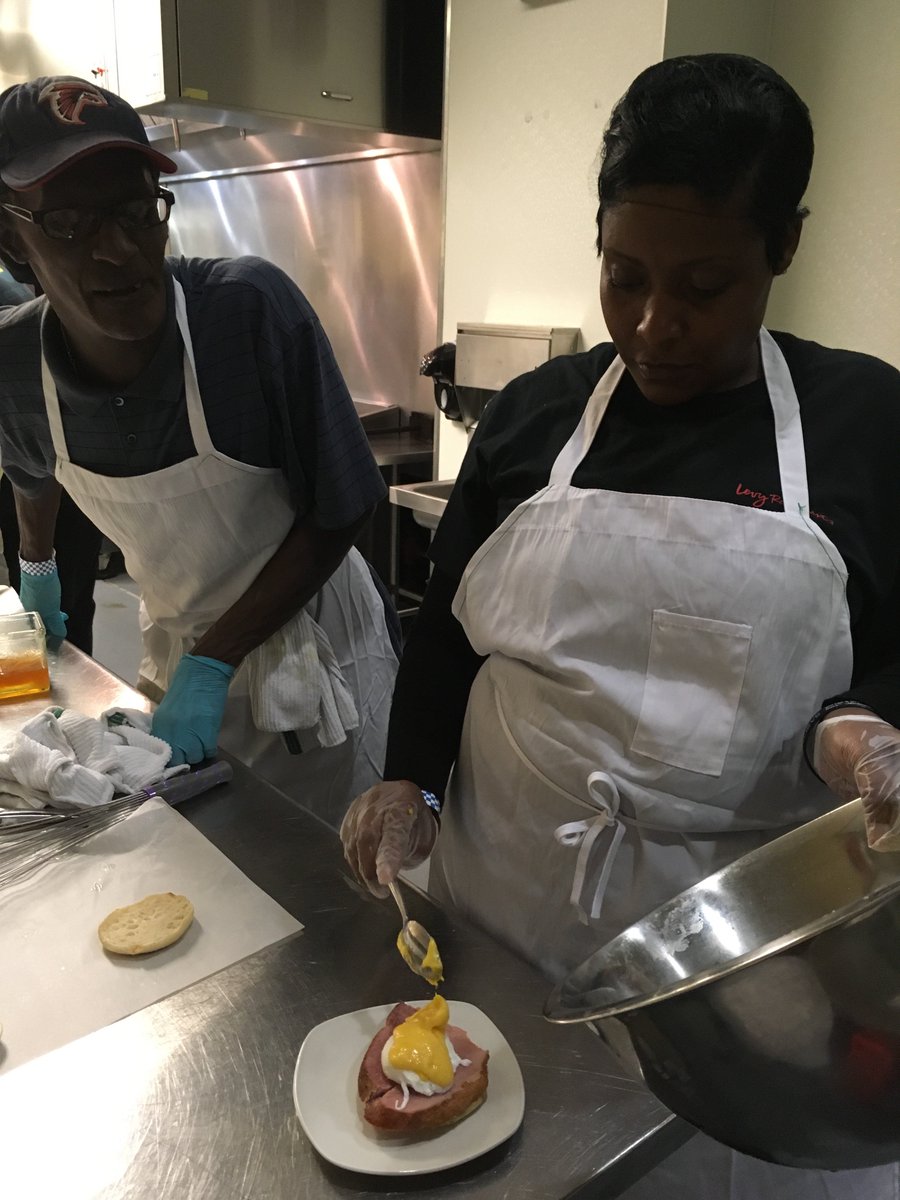 ChefJWestside's tweet photo. Students making Holllandaise. https://t.co/rpvwjNSgMh