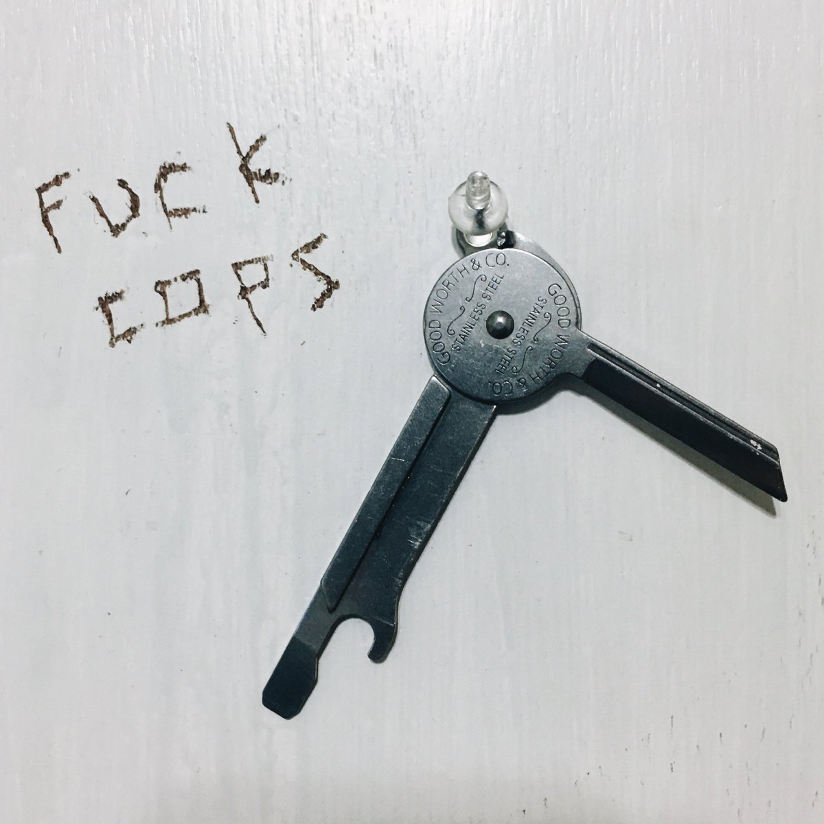 Our 3 in 1 tool. Use as you see fit. #goodworth