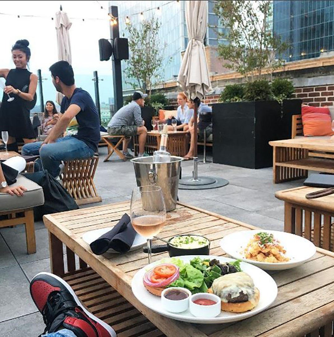Rooftop views at STK. Today was a good day. #eatSTK