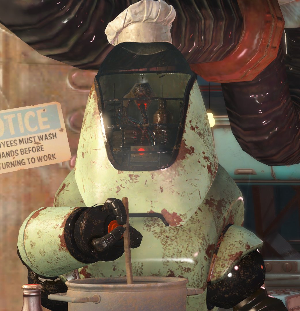 Outsidexbox Til The Fallout 4 Noodle Robot Is Voiced By Shinji Mikami T Co Zwhftiikd9