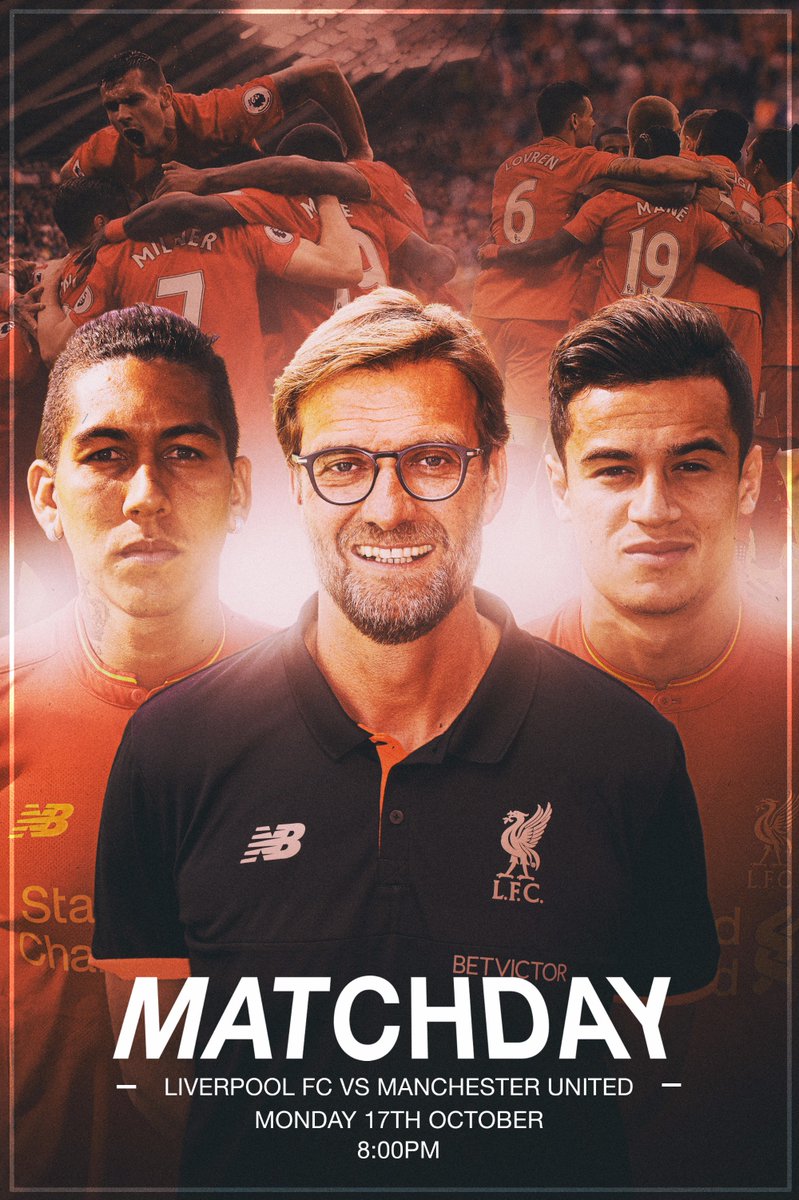 GraphicLFC's tweet photo. Matchday -

Liverpool vs Manchester united #LFCvMUFC https://t.co/elJqUY5g7m