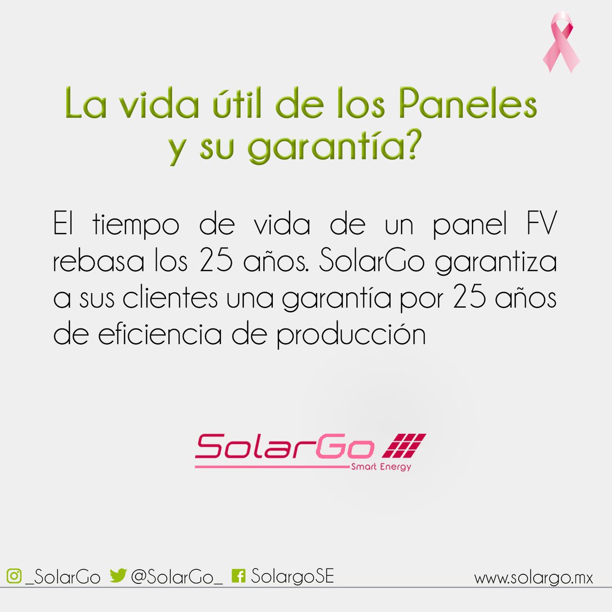 SolarGo_'s tweet photo. ¿Cuanto duran los #PanelesSolares? esta y otras preguntas descúbrelas en nuestra pagina de Facebook https://t.co/lyWp4ol2TH