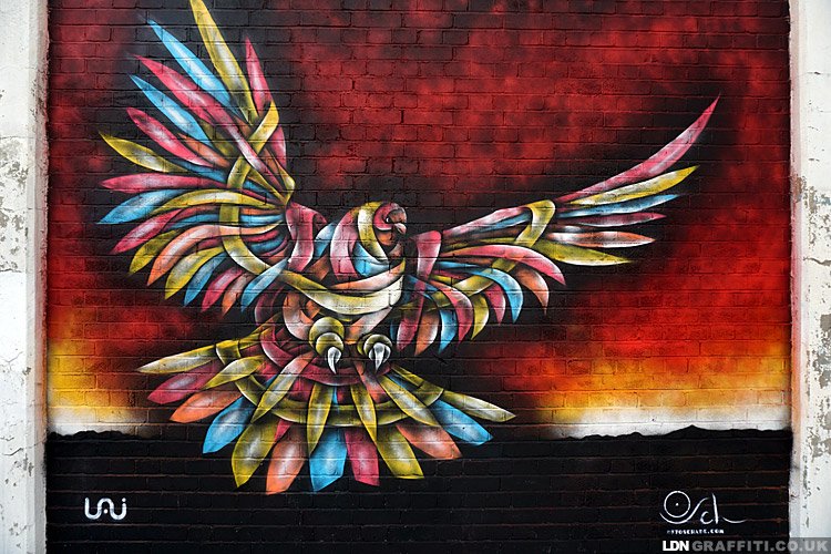 Street Art in London by @The_Krah_Art @CodeFCUK &amp; <a href="/OttoSchade/">Otto Schade</a>