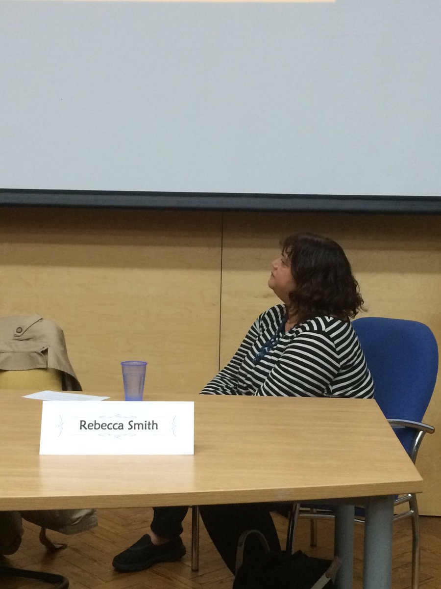 EngSocSoton's tweet photo. Last up is our very own Rebecca Smith! Creative writing lecturer and novelist! #engsoc #Employability https://t.co/E2espH05rT