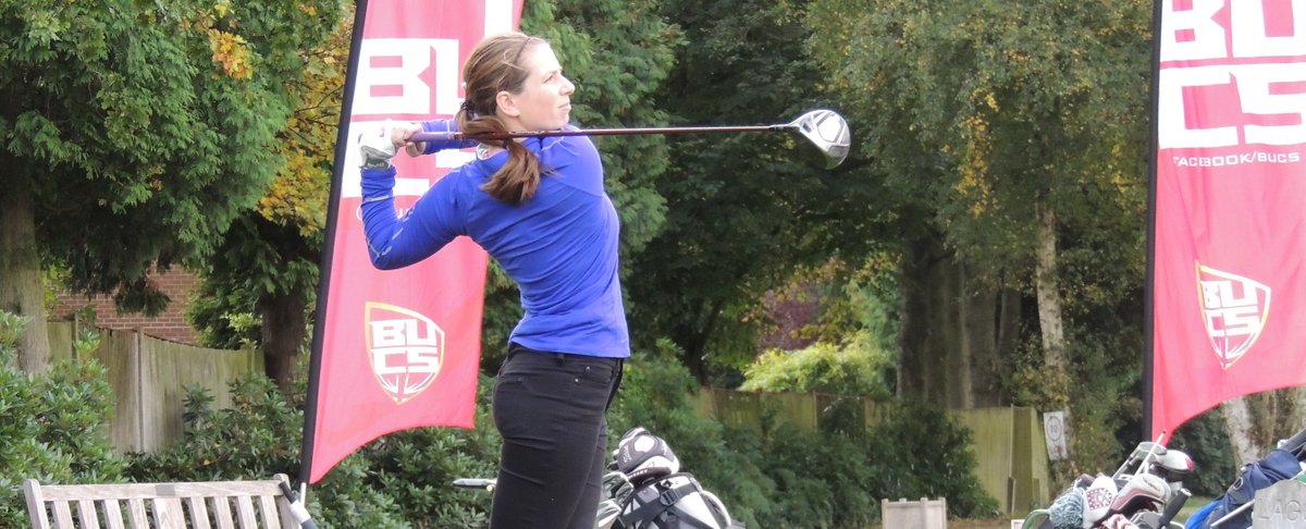 #BUCSgolf: Two consistent scores see Alice Kozlowski (+2) <a href="/bournemouthuni/">Bournemouth Uni</a> lead women's Midlands Tournament <a href="/LittleAstonGolf/">Little Aston GC</a> going in to R3!