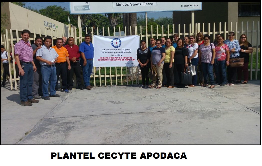 SUTCECYTENL's tweet photo. @cecytenl Todos los trabajadores sindicalizados  del CECyTE Nuevo León se suman a la demanda  de respeto a nuestro C.C.T. https://t.co/Y681Qji5mS