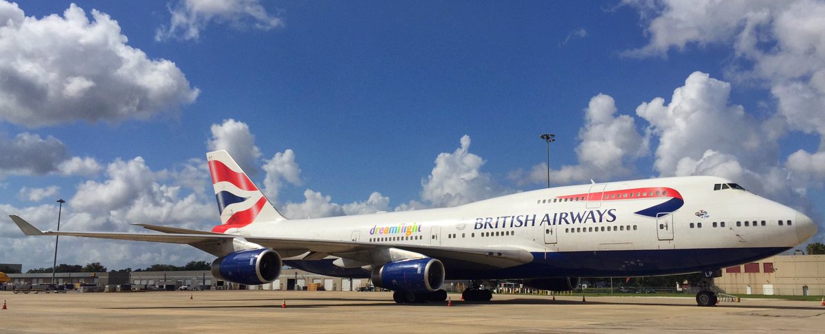 The #DreamFlight 747 is here! Seriously ill &amp; disabled children from the UK are now on a life-changing Orlando trip. dreamflight.org