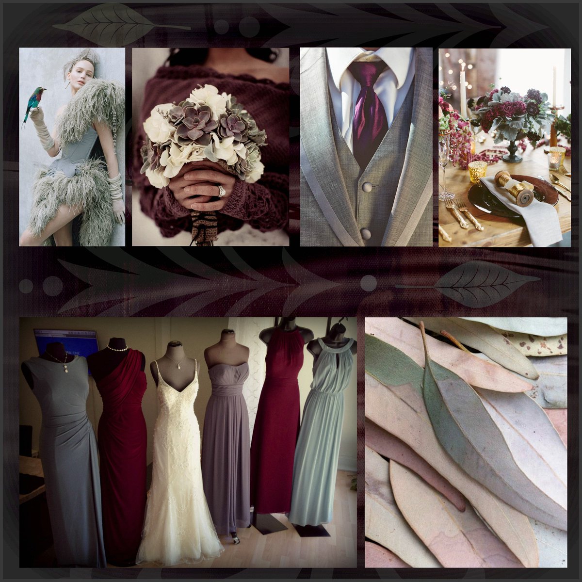 WeddingInsp's tweet image. What's in the window?
Sage, Gray &amp;amp; Merlot