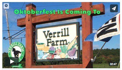 This Saturday @verrillfarm Oktoberfest! Live music, food, beer &amp; family fun. bit.ly/2ea9Kax