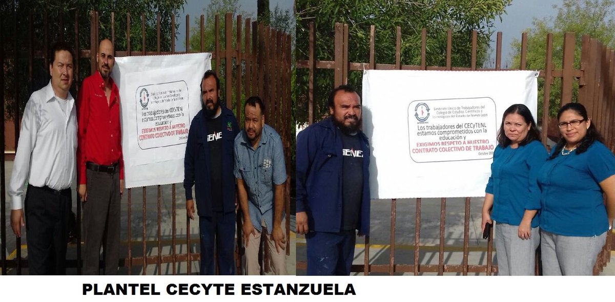 SUTCECYTENL's tweet photo. Todos los trabajadores sindicalizados  del CECyTE Nuevo León se suman a la demanda  de respeto a nuestro Contrato C.T. https://t.co/8G8U0KvJlD