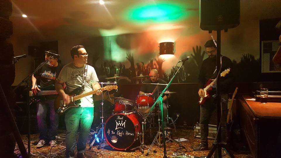 Can't beat playing live. #allthekingshorses @The Alex in Rugby #livemusic #music #atkhband #rugbytown  #thealex