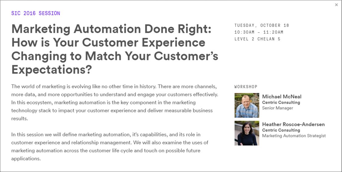 MPMcNeal's tweet photo. I am excited to be presenting @seattleinteract tomorrow w/@RoscoeAndersen. If you are attending, come see us! @CentricSeattle #SIC16 https://t.co/fHDCoCfZT3