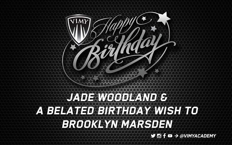 VimyAcademy's tweet photo. Happy Bday ๐ to Jade & Brooklyn! Have a great day today, you two! #vimybdays #co https://t.co/q4suVvAyGX