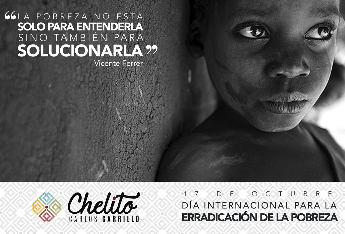 chelitocarrillo's tweet photo. Es tarea de todos, erradicar la pobreza. https://t.co/ZUjhe8VTtn