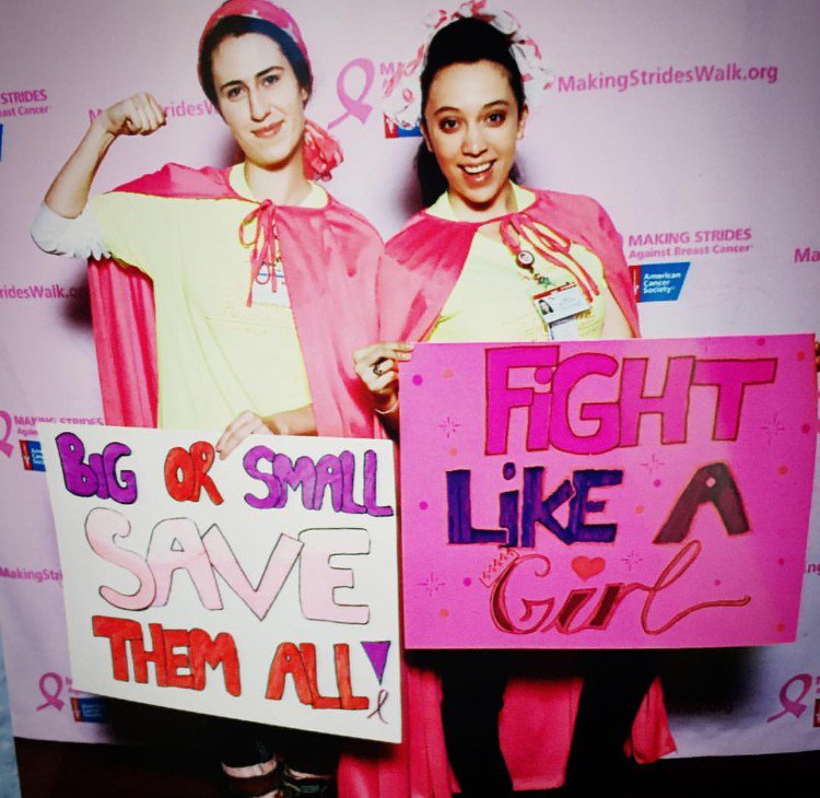 LinfieldUniv's tweet photo. Thank you to our @linfieldnursing students who made posters and cheered on the walkers at @MakingStridesOR yesterday! #MakingStridesPDX https://t.co/uEtghnZifC
