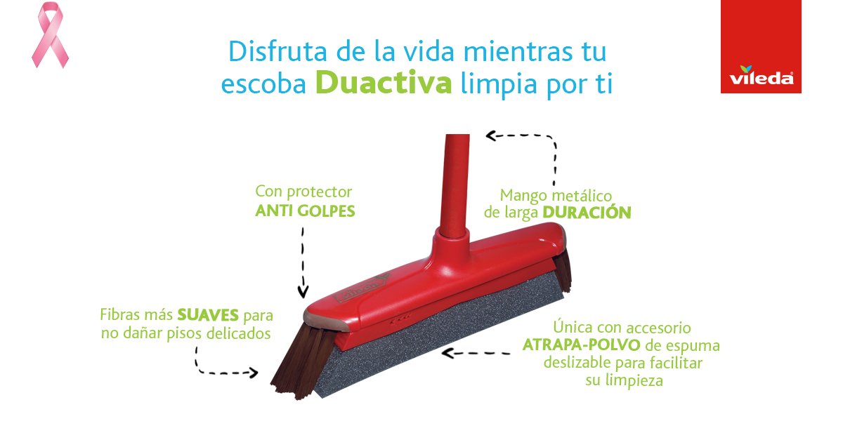 Escoba Antigolpes Vileda 3 En 1