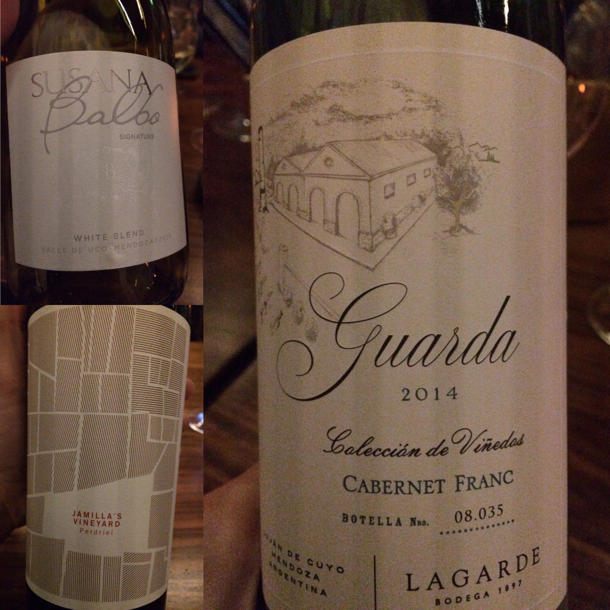 pazlevinson's tweet photo. Drinking Argentinean beauties in #Arakataka with their very good menu #Oslo #wines with balance and energy!! Cc @Timatkin @winesofarg https://t.co/E7XYJ2T3vq