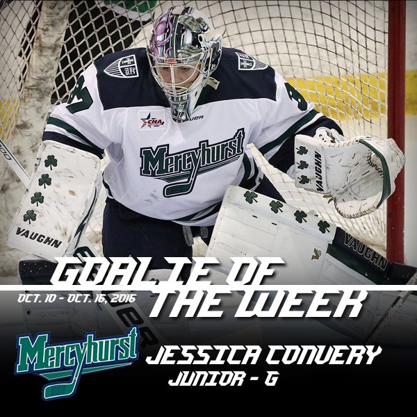 CHAWomensHockey's tweet photo. Brittany Howard, Jessica Convery, and Terra Lanteigne earn CHA Weekly Award honors! STORY: https://t.co/s77kzXUeKD https://t.co/XyvGdBawV5