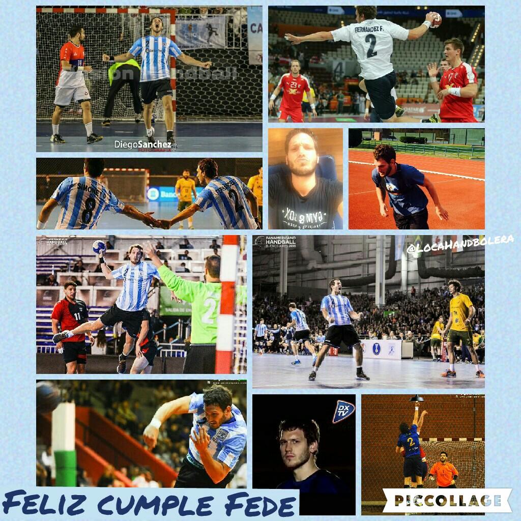 LocaHandbolera's tweet photo. Feliz cumple fedeeee..! Que tengas un gran dia, sos enorme y clave para la seleccion.! Adorarte es poco.! Abrazo de gol cumpleañero👋⚽💕🎈🎉🎊 https://t.co/EY4m087vCj