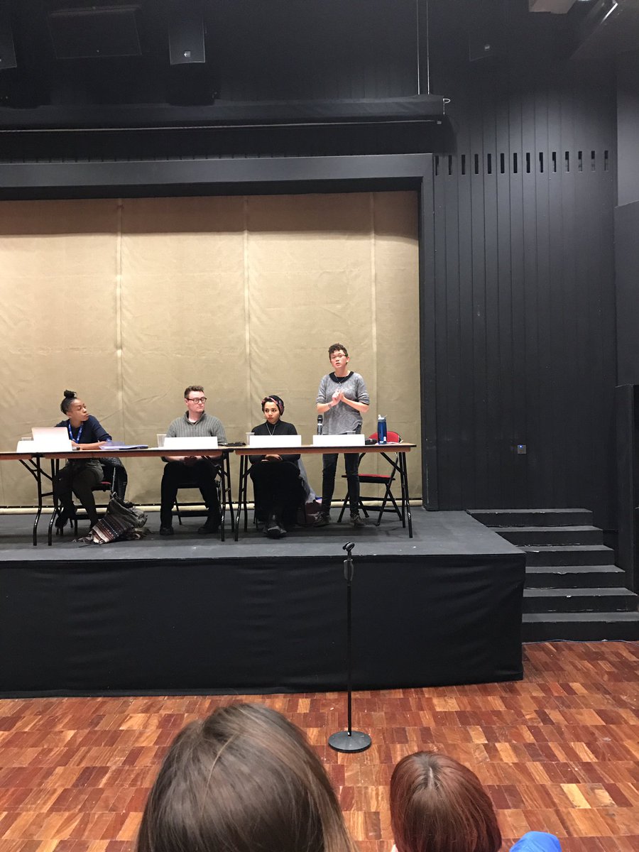 paolo_lim's tweet photo. .@Bristol_SU's @lauraho1992 arguing non-@nusuk-affiliated unis lose their say when they 'brexit' and making closing statements. #nusref https://t.co/ZlheQlJhDC