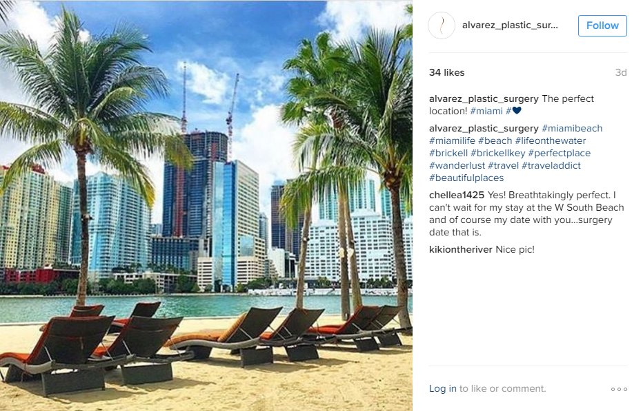 SergioAlvarezMD's tweet photo. Can you think of a better place to recover from your #plasticSurgery than #MiamiBeach? #motivationalMonday. https://t.co/QXsgzQADrV https://t.co/6jn9WllSfd