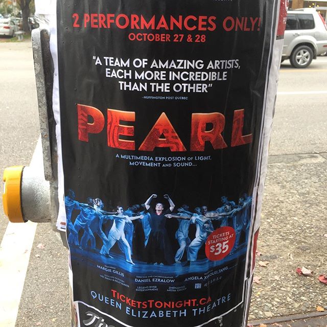 Vancivictheatre's tweet photo. PEARL is coming to QET October 27 &amp; 28! Get your tickets today at ticketstonight.ca #pearltheshow #vancouver @pearltheshow https://t.co/h40myNGNE0