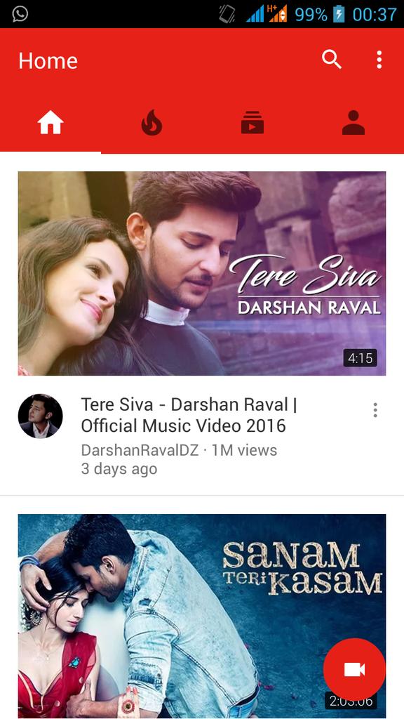 1M views on #TereSiva in just 3days😍😍😍😍 Congratulations <a href="/DarshanRavalDZ/">Darshan Raval 🏠💙</a> <a href="/SaharElMaataoui/">Sahar El Maataoui</a> 😍😍😍😍 #HBDDarshanRaval