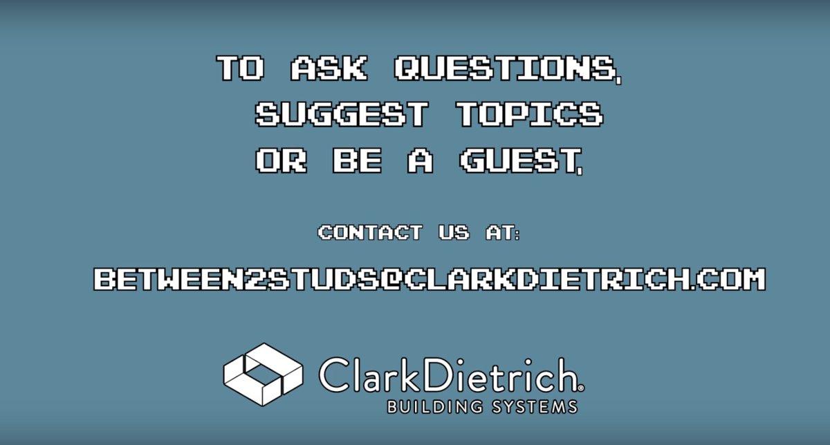 CLARKDIETRICH's tweet photo. Have a topic you think the construction community should know about? Join ClarkDietrich's #BetweenTwoStuds web series to tell your story. https://t.co/dtmjhHLPbi