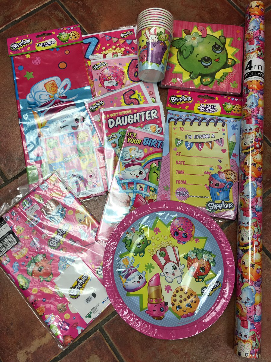 MalvernParty's tweet photo. Our range of #Shopkins products is looking pretty extensive too #WorcestershireHour https://t.co/gqBLVn31I4