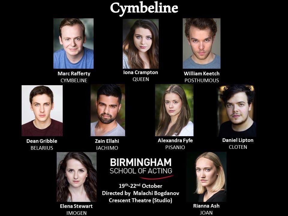 Well Done to the cast/crew of Cymbeline for getting through today's tech! It's not over yet! Go see this show! #cymbeline #bsa