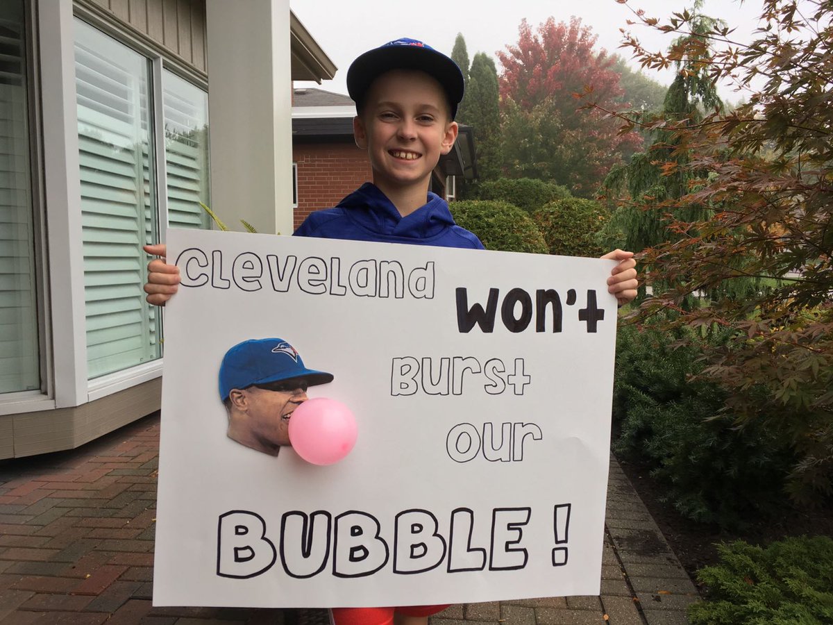 blapplet's tweet image. @MStrooo6 see you at tonight's game!  Go get 'em!  We won't let Cleveland burst our bubble!  @bluejays #ourmoment #ALCS