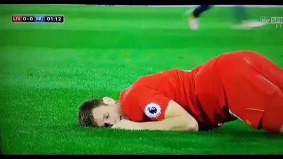 FootySuperTips's tweet photo. Think Milner sums up the first half of #LIVMUN
#BringBackInternationalBreak
#PleaseDont https://t.co/XLqoefAaGI