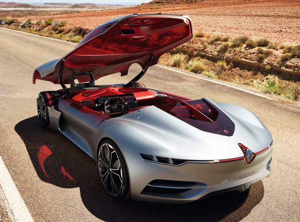 Carfluence's tweet photo. Renault Trezor Concept😈 https://t.co/ELh76dyUmu