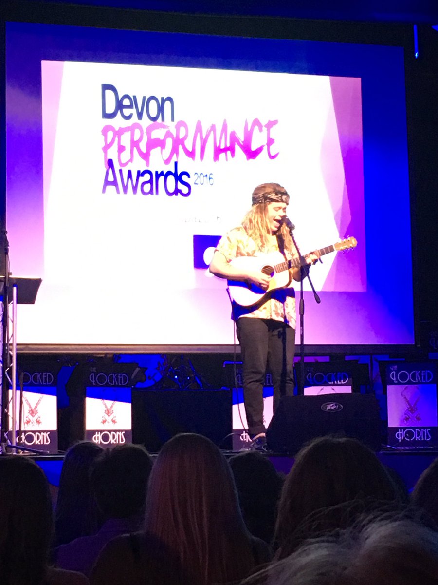 VMHatfield's tweet photo. The wonderfully talented @LukeFriendMusic performing at the #dpa2016 https://t.co/twVoKlhNHy