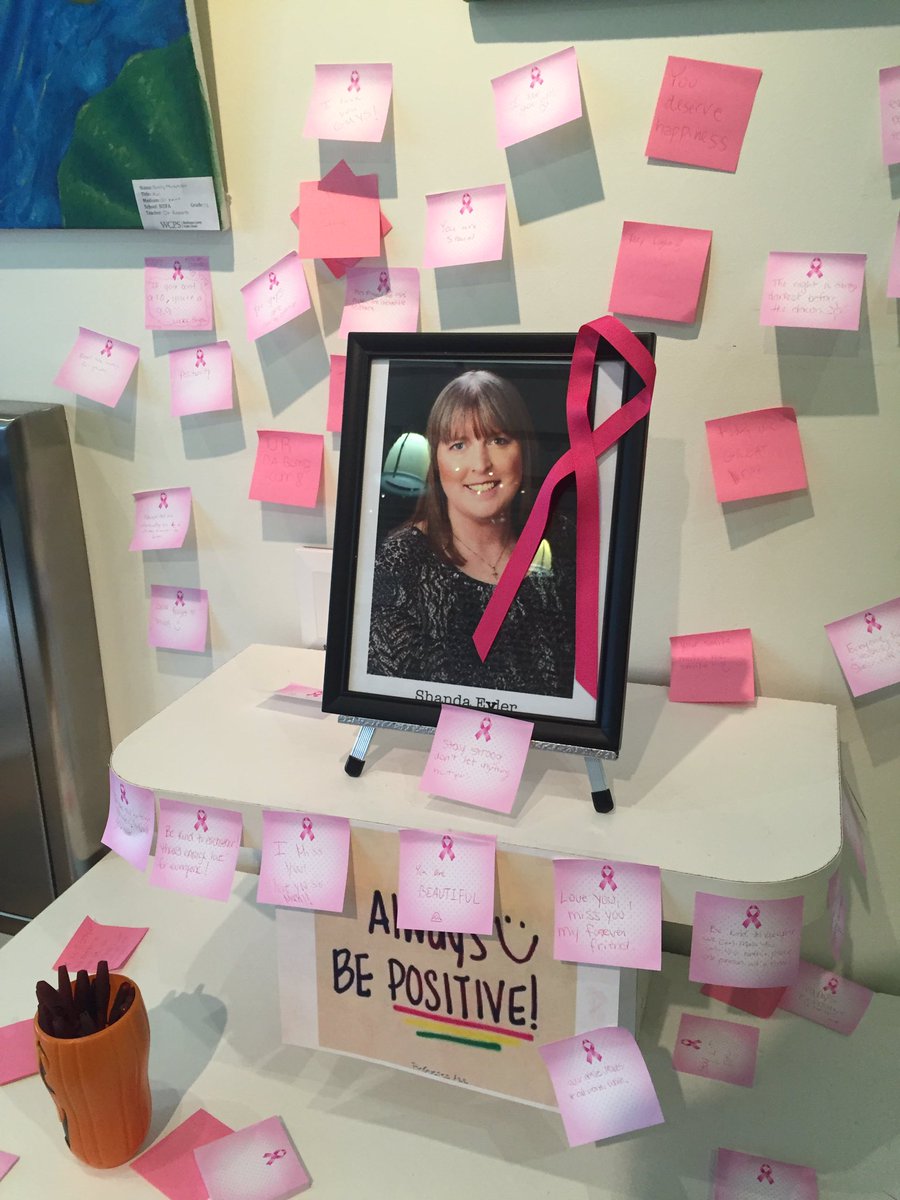 bisfaenglish's tweet photo. Spreading positivity around school in honor of our beloved Mrs. Eyler. Her memory and spirit live on. #BISFA #wcpsmd https://t.co/ulyzVvuR36
