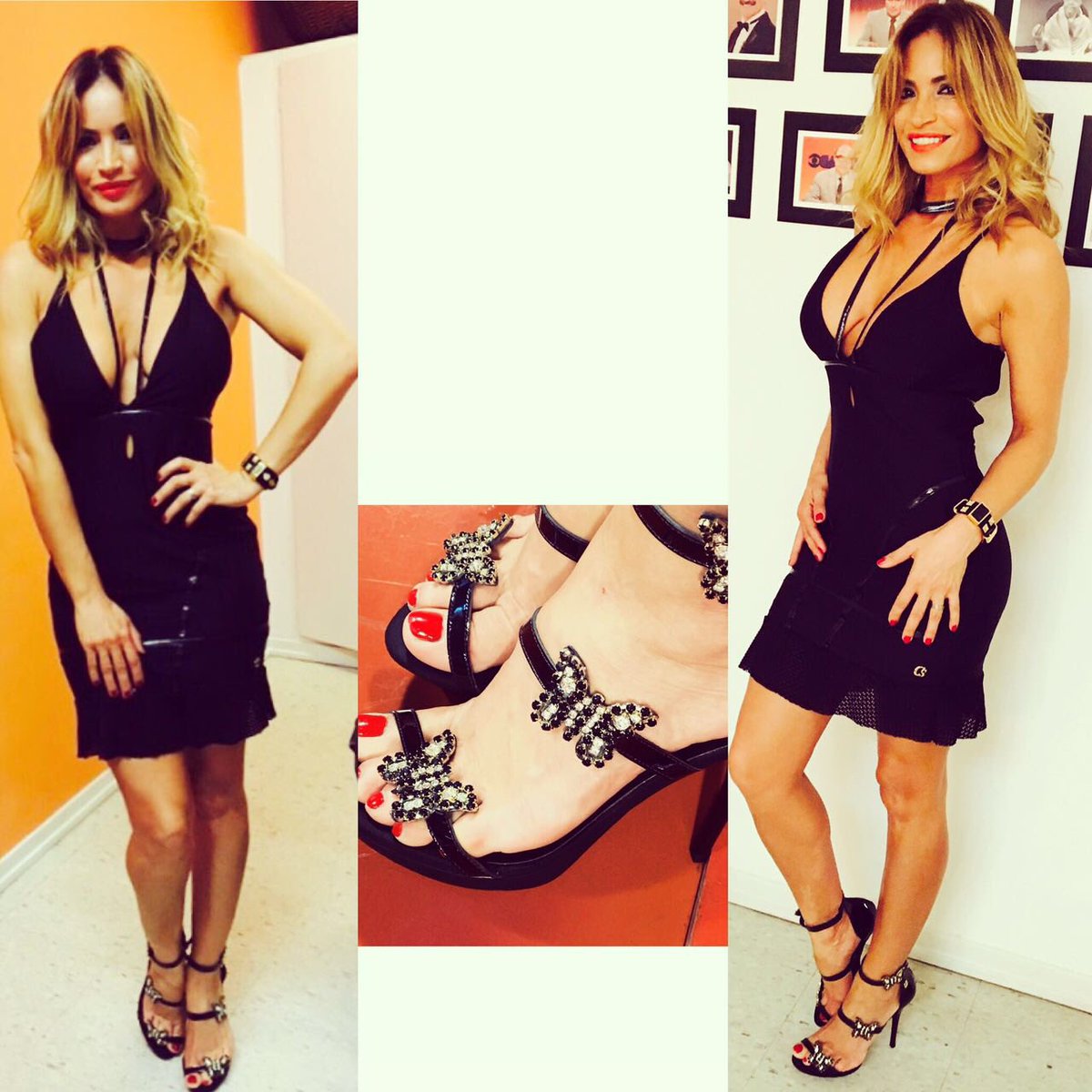 CSteffens_uy's tweet photo. Así lució @cfernandezok este #totalLookCS de #CarmenSteffensUruguay anoche en #BenditaTV 👠🔝👗 adelantó de nuestra colección #AltoVerano2017 https://t.co/WTKFuo57cD