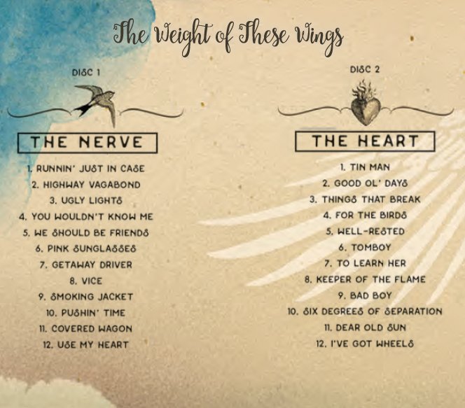 mirandalambert's tweet image. Double album. One story. #TheWeightOfTheseWings