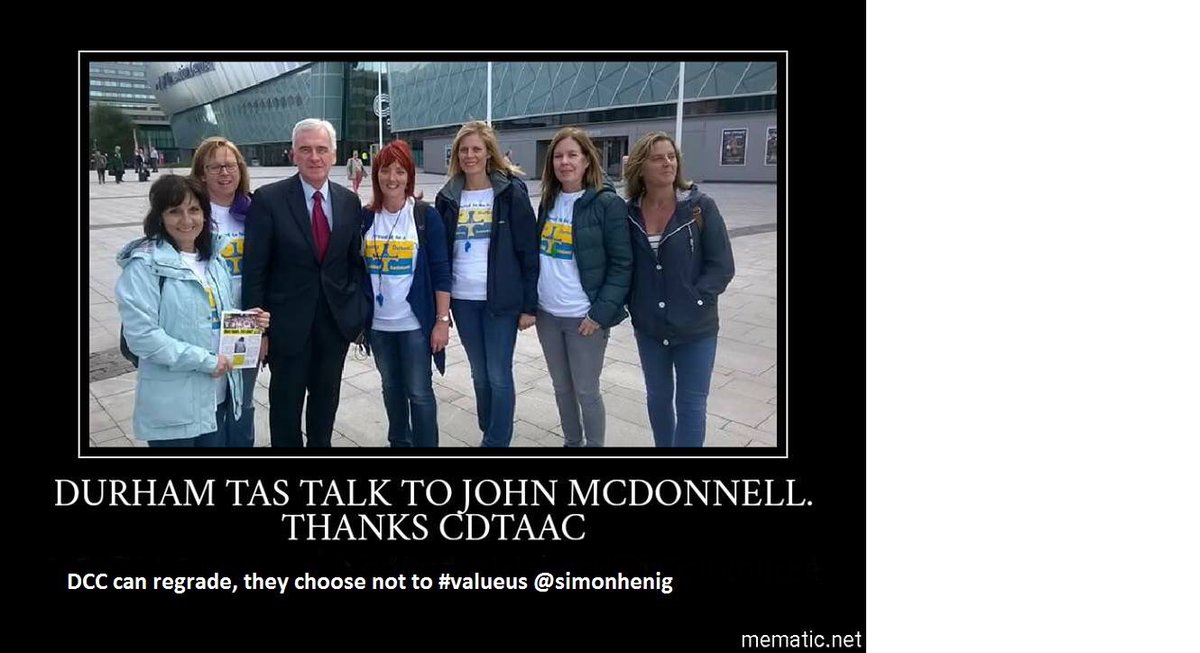 Charlton101M's tweet photo. .@johnmcdonnellMP Thank you for listening to us at Liverpool. Shame DCC still aren't listening. #ValueCDTAAC #ValueUs https://t.co/q9rmJQ7PJA